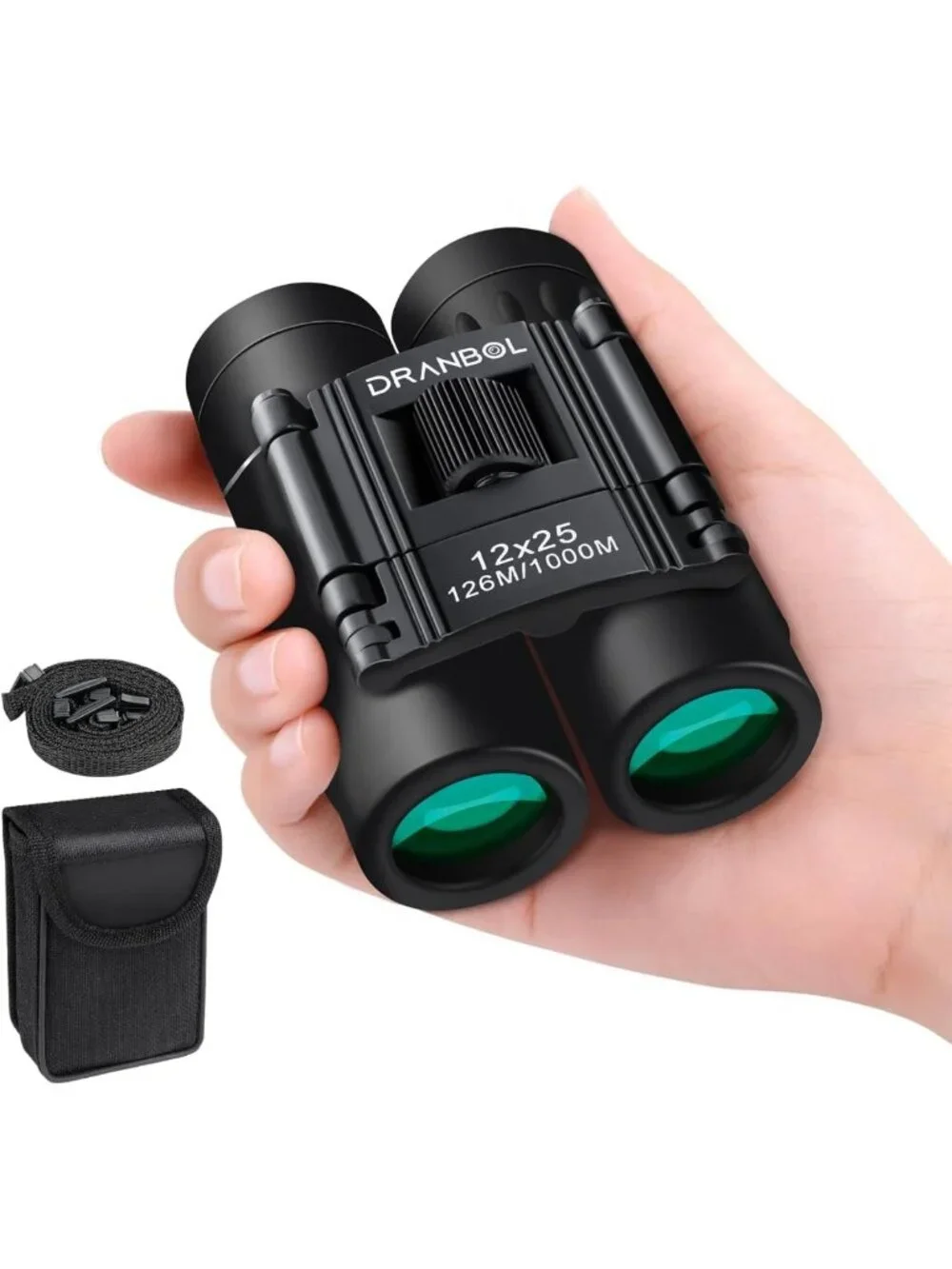 Compact 12x25 Mini Pocket Binoculars for Bird Watching, Concerts & Outdoor Fun